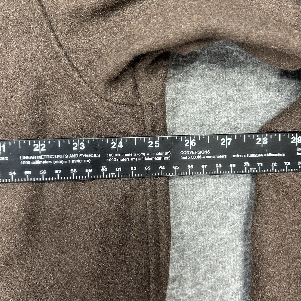 Miller Ranch By Cinch Melton Wool Chore Coat Mens 2XL Brown Zip Up DWJ2122402 - Picture 10 of 16